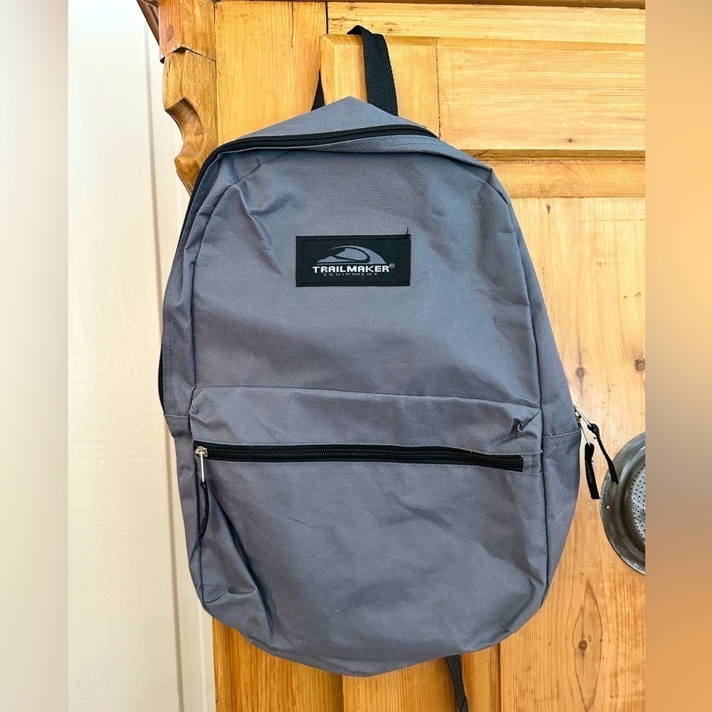 Trailmaker Equipment Gray Backpack - Extremely Lightweight - Small Size